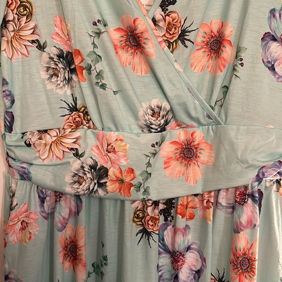 Floral Dress with Pockets - Picture 3 of 8